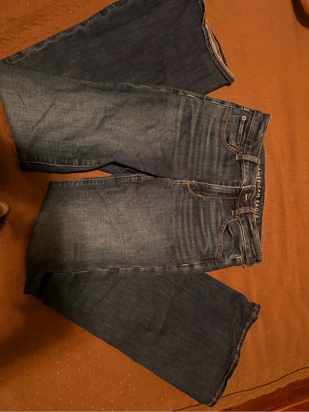 American Eagle Outfitters Women's Blue Flare Jeans